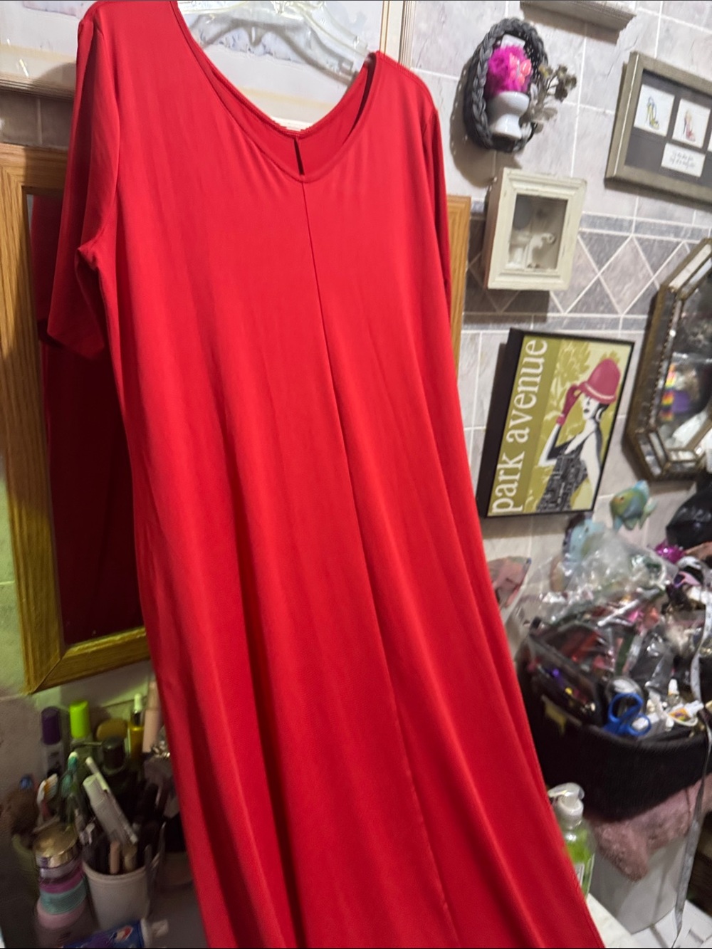 Red dress